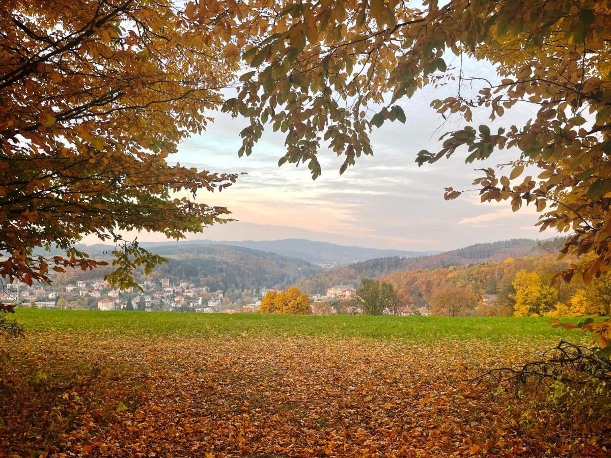 Chata Nad Lazenskym Udolim Luhačovice エクステリア 写真